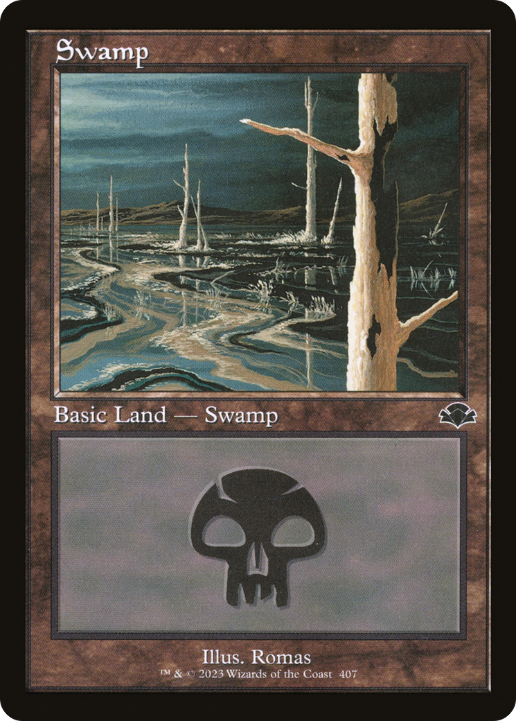 Swamp (407) (Retro) [Dominaria Remastered] | I Want That Stuff Brandon