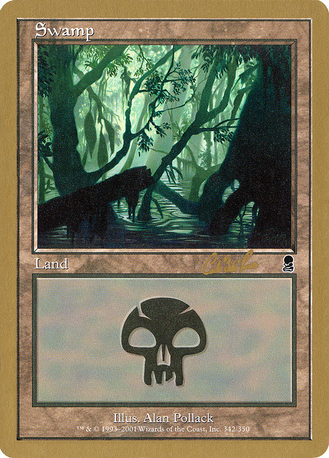 Swamp (cr342) (Carlos Romao) [World Championship Decks 2002] | I Want That Stuff Brandon