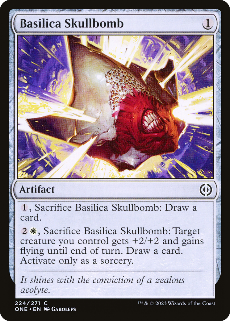 Basilica Skullbomb [Phyrexia: All Will Be One] | I Want That Stuff Brandon
