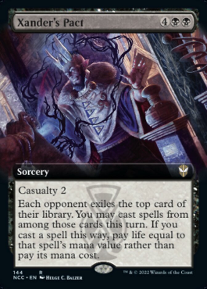 Xander's Pact (Extended Art) [Streets of New Capenna Commander] | I Want That Stuff Brandon