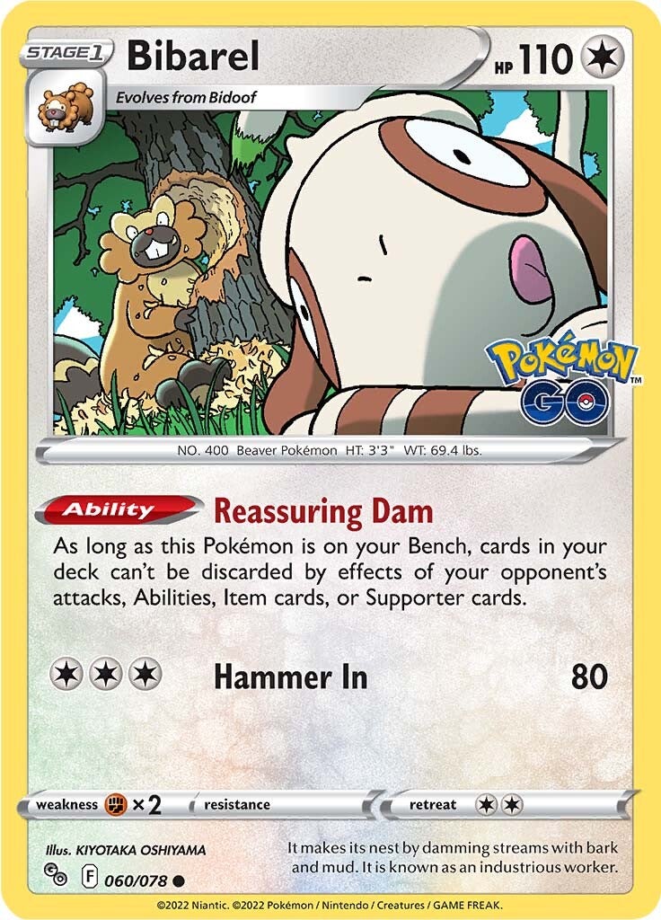 Bibarel (060/078) [Pokémon GO] | I Want That Stuff Brandon