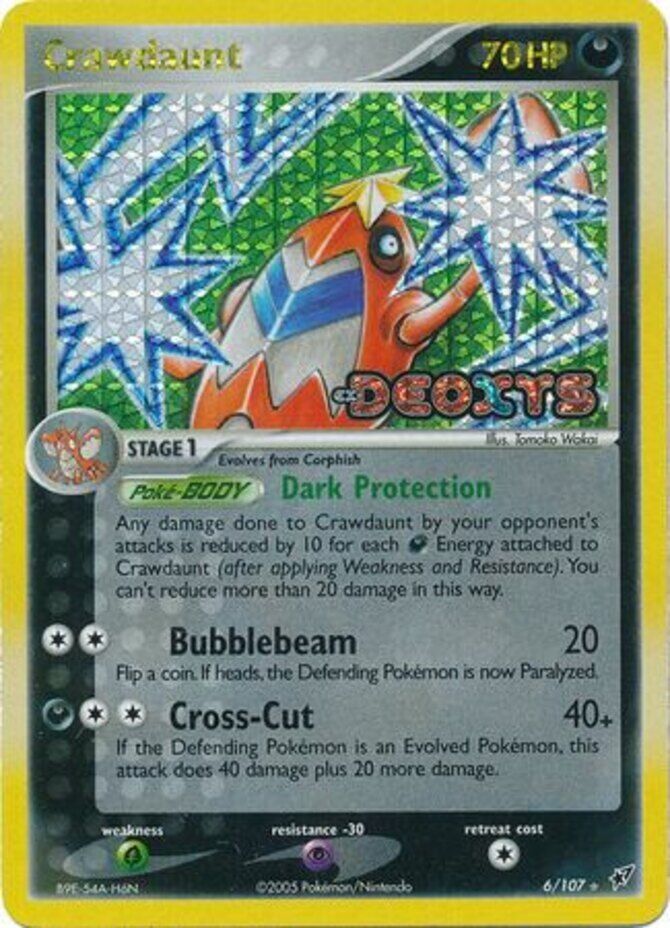 Crawdaunt (6/107) (Stamped) [EX: Deoxys] | I Want That Stuff Brandon