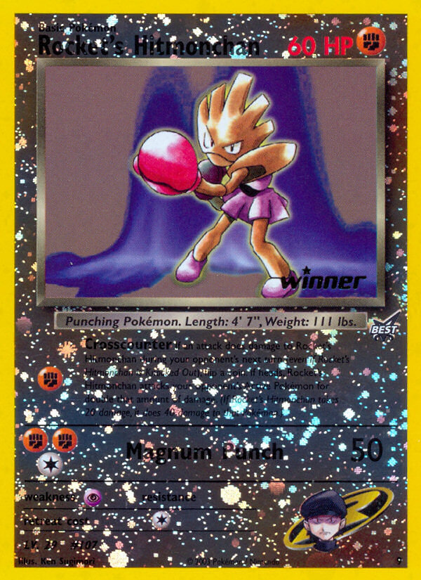 Rocket's Hitmonchan (9) (Winner) [Best of Promos] | I Want That Stuff Brandon