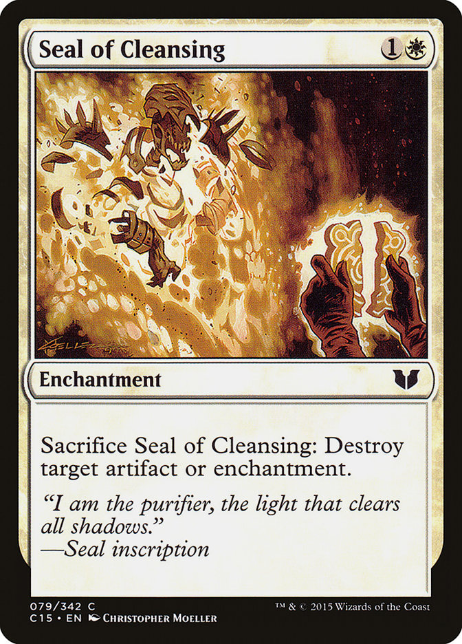 Seal of Cleansing [Commander 2015] | I Want That Stuff Brandon
