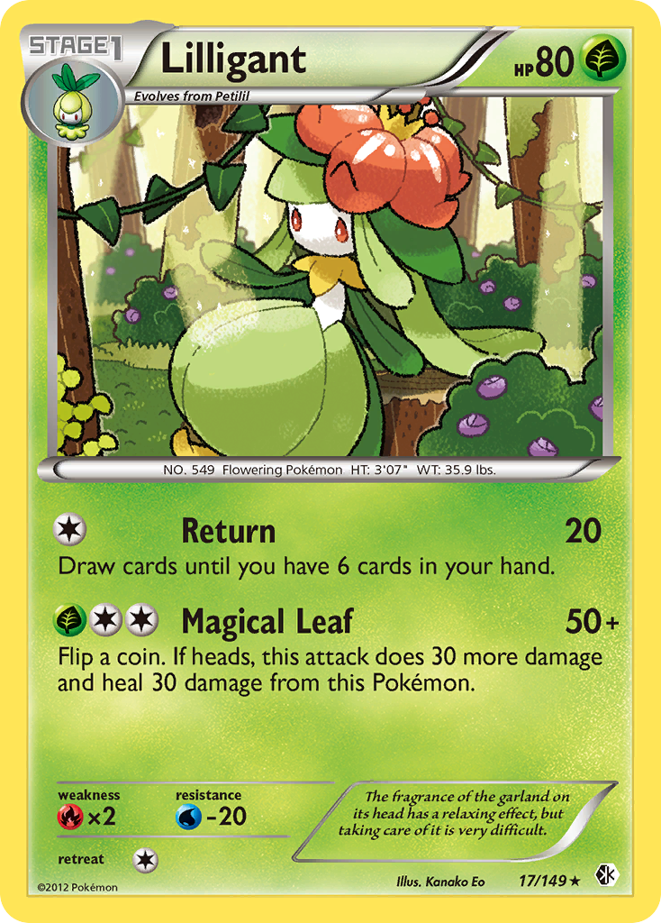 Lilligant (17/149) [Black & White: Boundaries Crossed] | I Want That Stuff Brandon