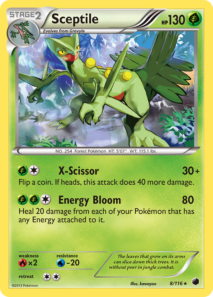 Sceptile (8/116) [Black & White: Plasma Freeze] | I Want That Stuff Brandon