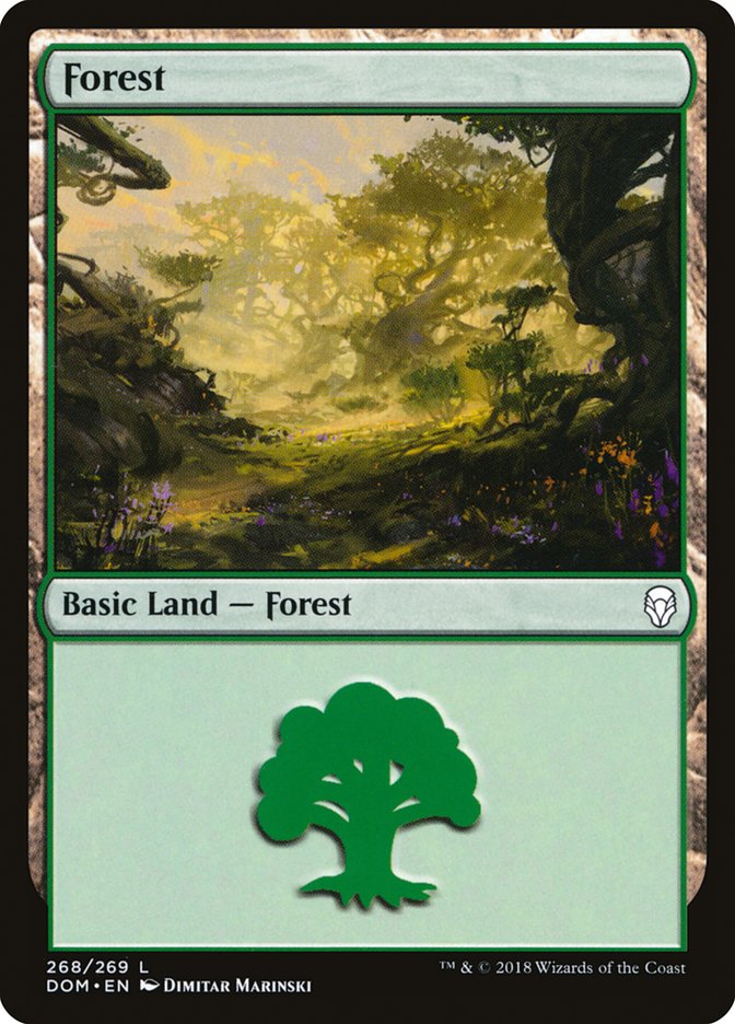 Forest (268) [Dominaria] | I Want That Stuff Brandon