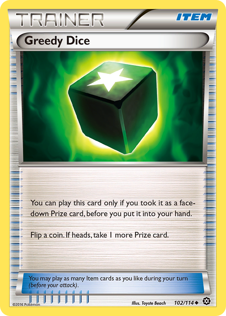 Greedy Dice (102/114) [XY: Steam Siege] | I Want That Stuff Brandon