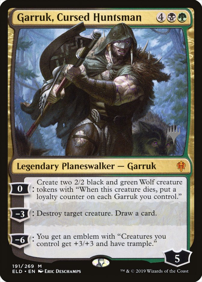 Garruk, Cursed Huntsman (Promo Pack) [Throne of Eldraine Promos] | I Want That Stuff Brandon