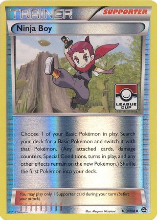 Ninja Boy (103/114) (League Promo) [XY: Steam Siege] | I Want That Stuff Brandon