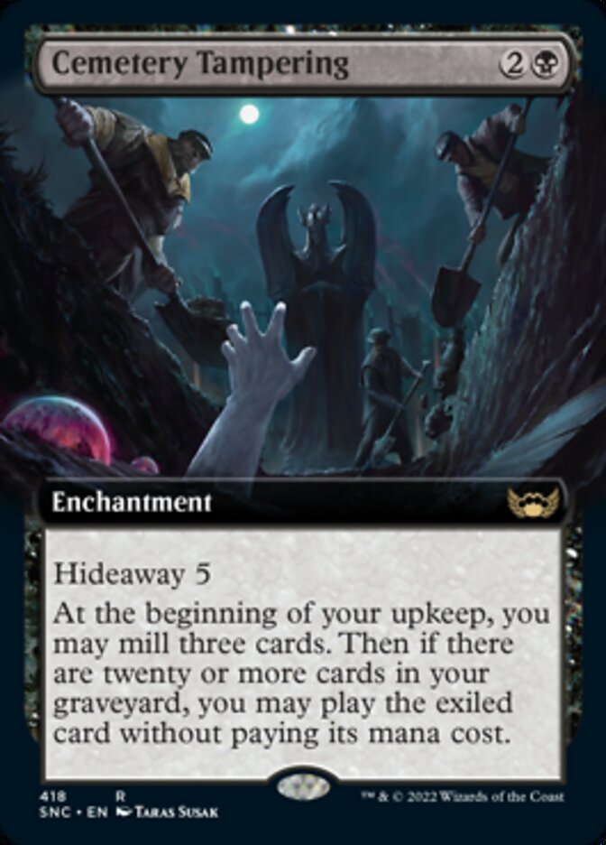 Cemetery Tampering (Extended Art) [Streets of New Capenna] | I Want That Stuff Brandon