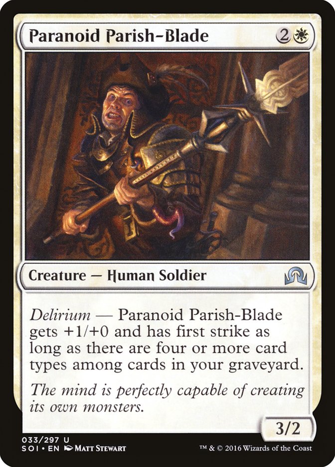 Paranoid Parish-Blade [Shadows over Innistrad] | I Want That Stuff Brandon