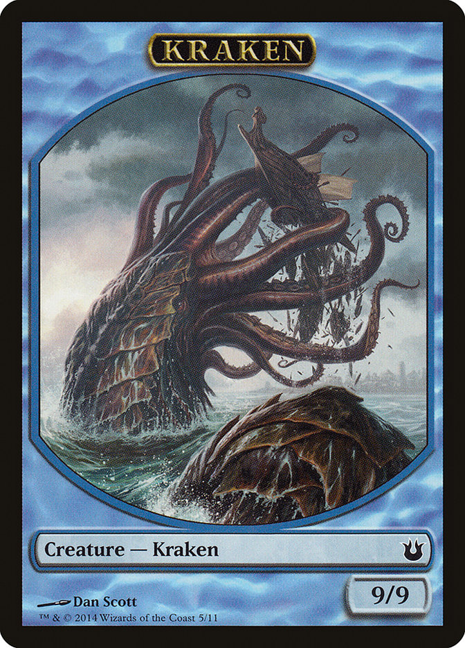 Kraken Token [Born of the Gods Tokens] | I Want That Stuff Brandon