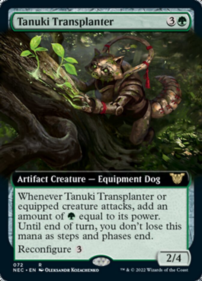 Tanuki Transplanter (Extended Art) [Kamigawa: Neon Dynasty Commander] | I Want That Stuff Brandon