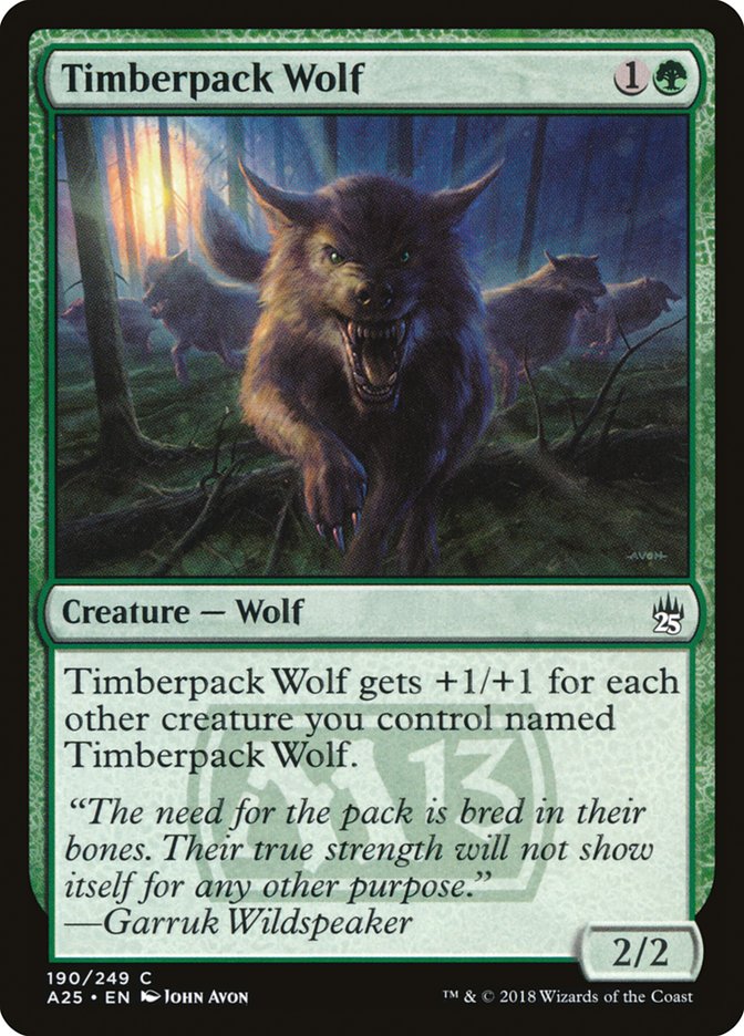 Timberpack Wolf [Masters 25] | I Want That Stuff Brandon