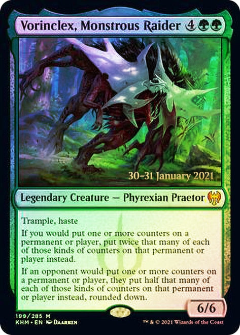 Vorinclex, Monstrous Raider [Kaldheim Prerelease Promos] | I Want That Stuff Brandon