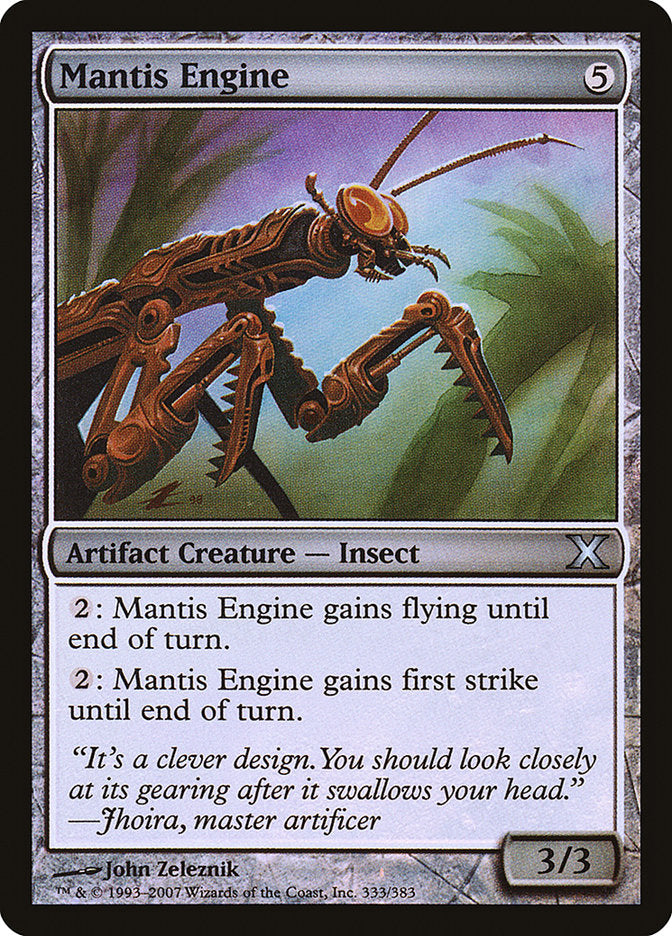 Mantis Engine (Premium Foil) [Tenth Edition] | I Want That Stuff Brandon