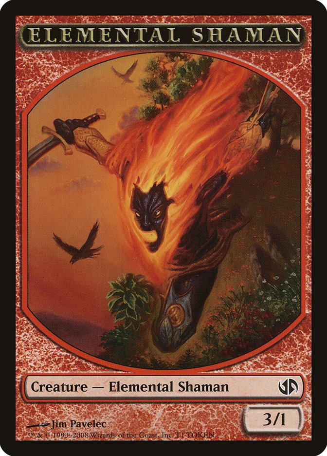 Elemental Shaman Token [Duel Decks: Jace vs. Chandra Tokens] | I Want That Stuff Brandon