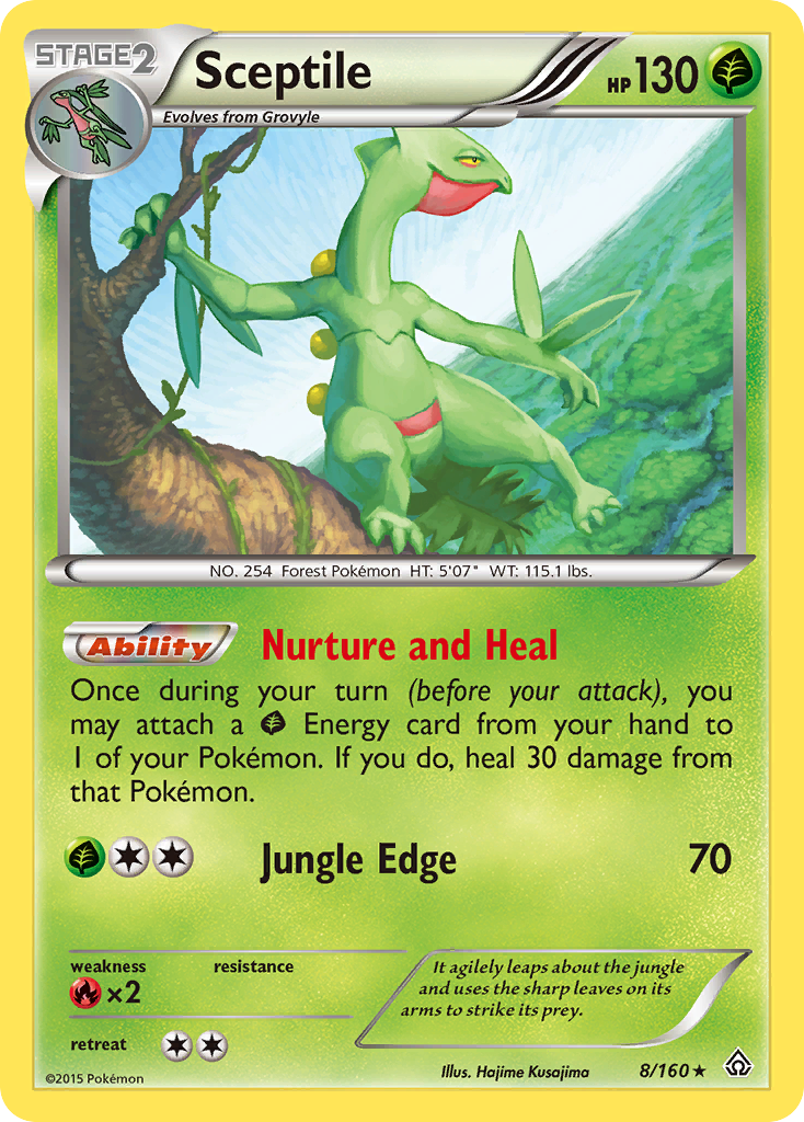 Sceptile (8/160) [XY: Primal Clash] | I Want That Stuff Brandon