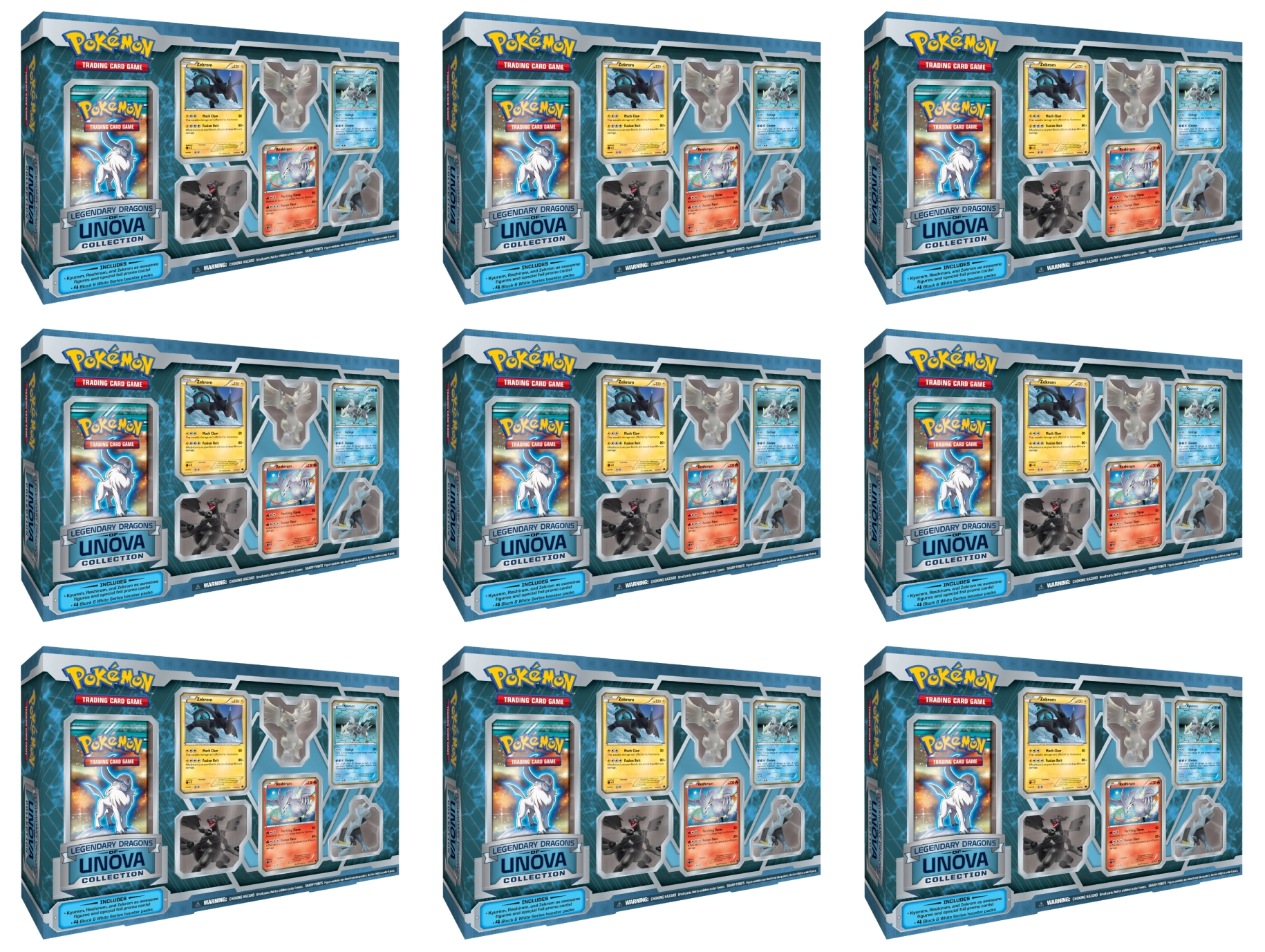 Legendary Dragons of Unova Collection Display | I Want That Stuff Brandon