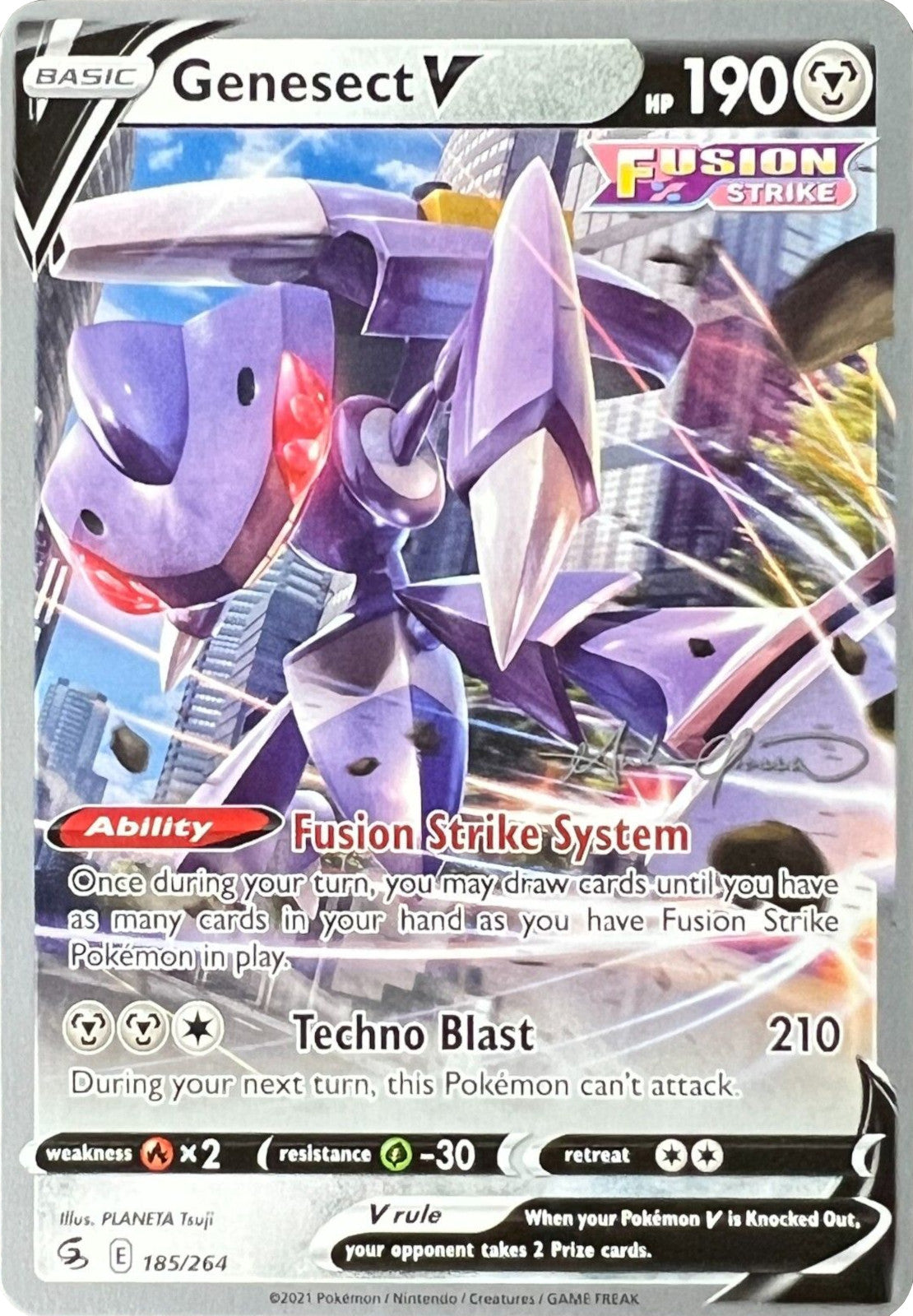 Genesect V (185/264) (The Shape of Mew - Andre Chiasson) [World Championships 2022] | I Want That Stuff Brandon