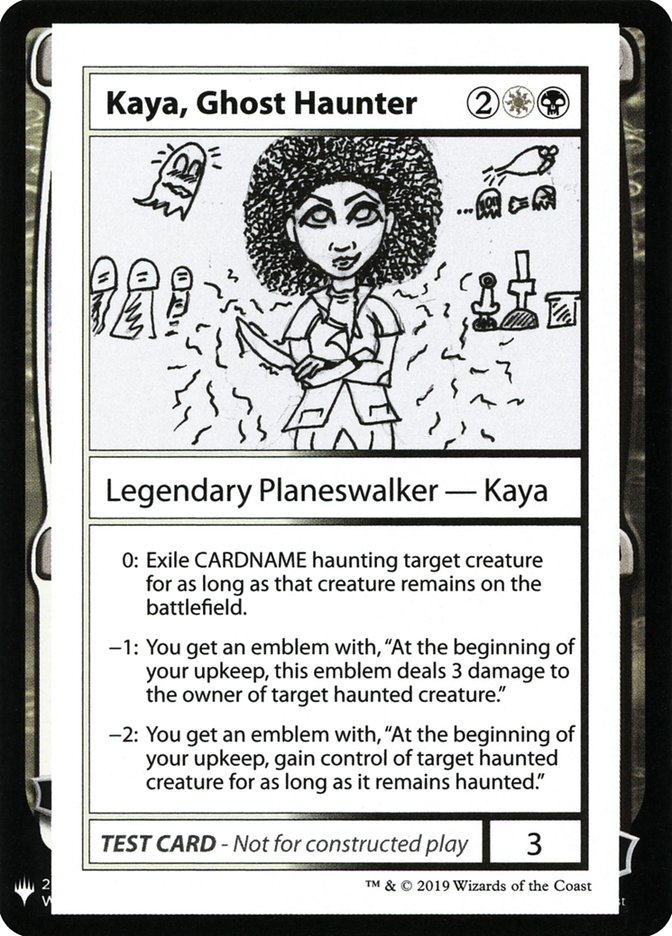 Kaya, Ghost Haunter [Mystery Booster Playtest Cards] | I Want That Stuff Brandon