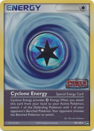 Cyclone Energy (90/108) (Stamped) [EX: Power Keepers] | I Want That Stuff Brandon