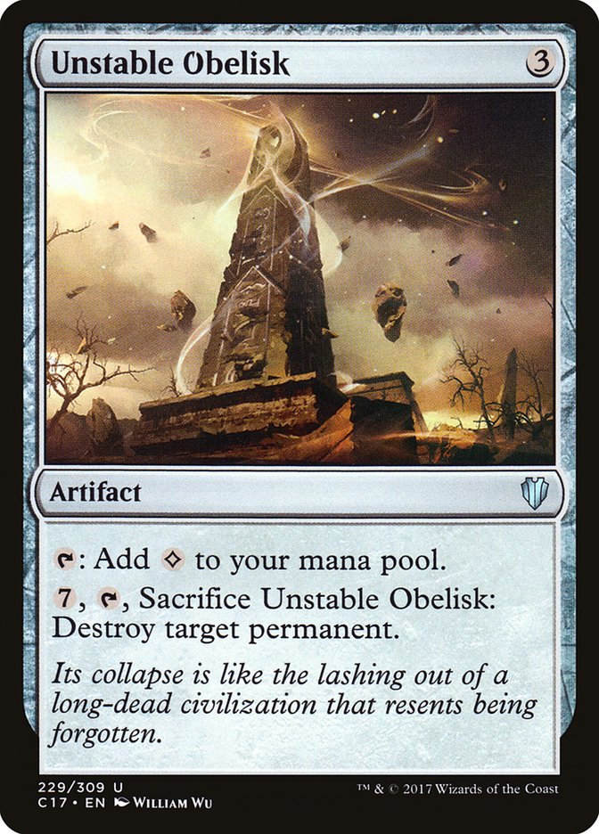 Unstable Obelisk [Commander 2017] | I Want That Stuff Brandon