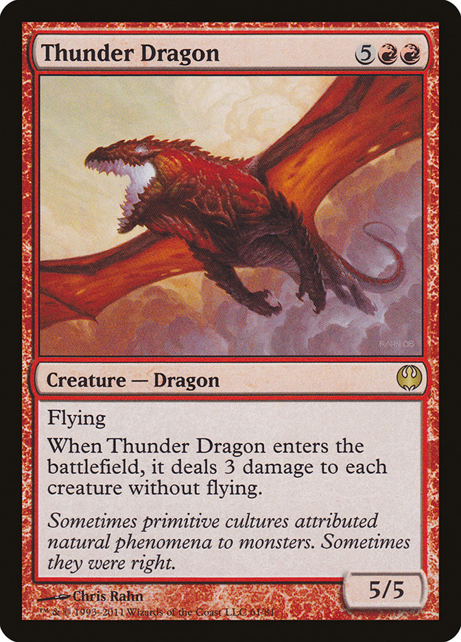 Thunder Dragon [Duel Decks: Knights vs. Dragons] | I Want That Stuff Brandon