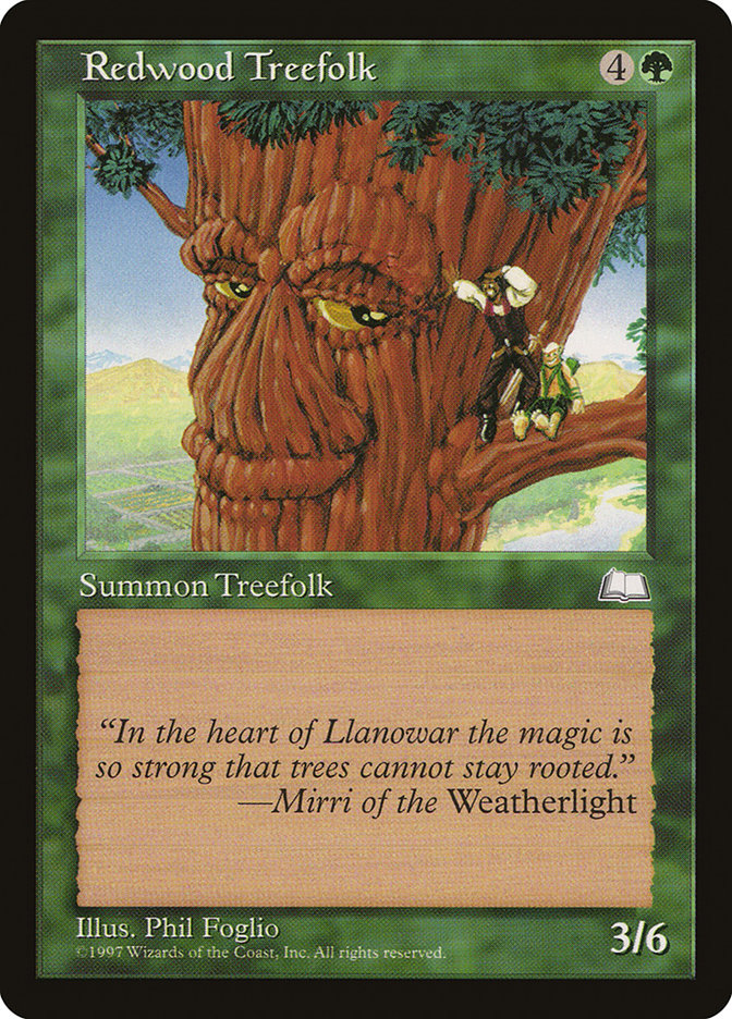Redwood Treefolk [Weatherlight] | I Want That Stuff Brandon