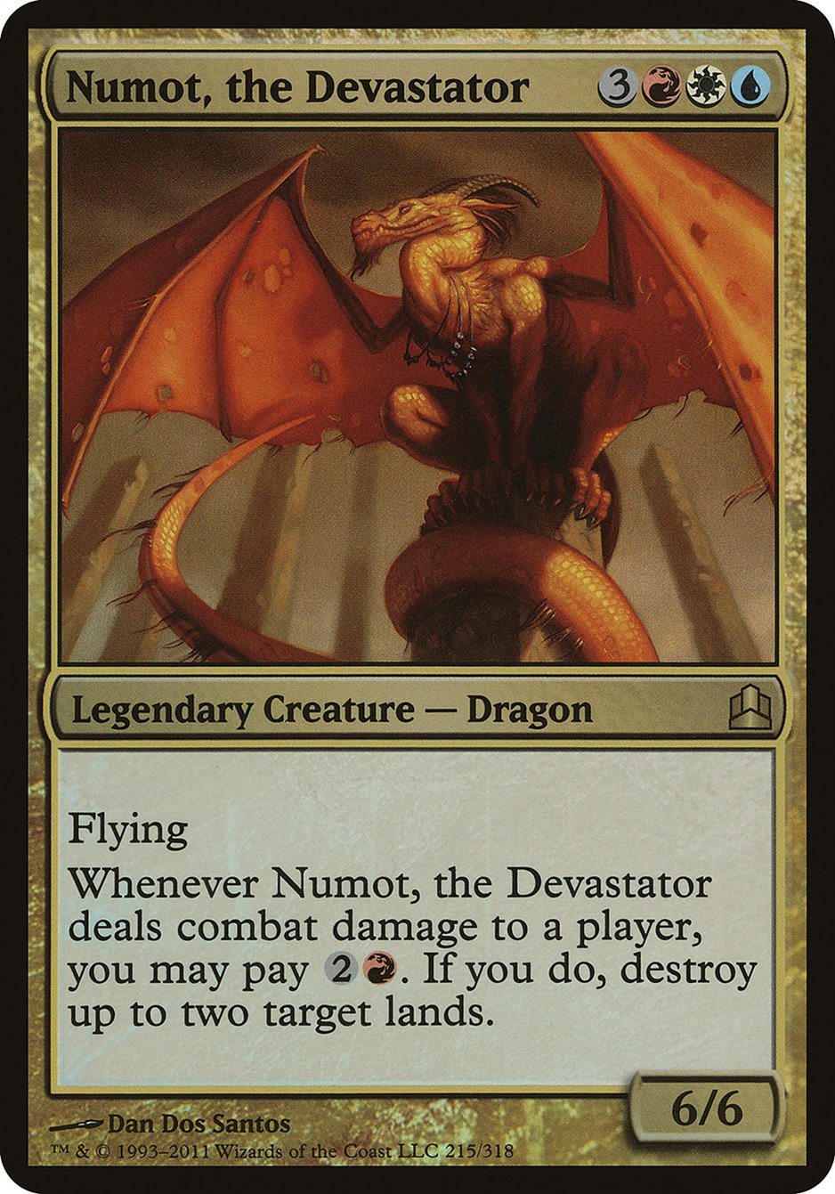 Numot, the Devastator (Oversized) [Commander 2011 Oversized] | I Want That Stuff Brandon