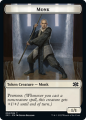 Saproling // Monk Double-Sided Token [Double Masters 2022 Tokens] | I Want That Stuff Brandon