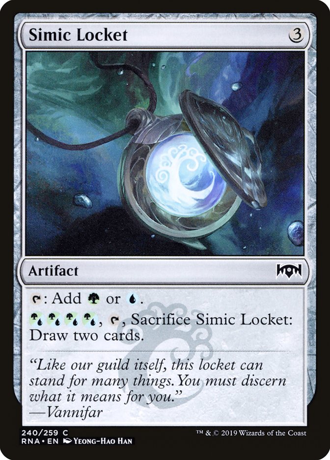 Simic Locket [Ravnica Allegiance] | I Want That Stuff Brandon