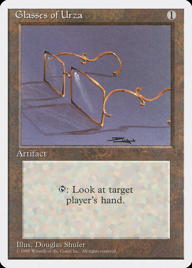 Glasses of Urza [Fourth Edition] | I Want That Stuff Brandon