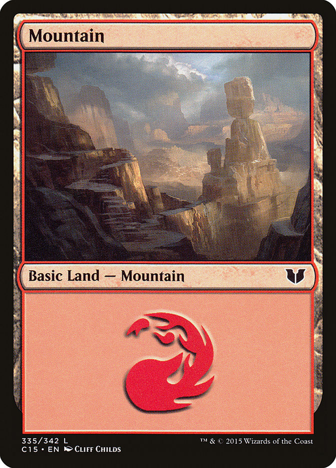Mountain (335) [Commander 2015] | I Want That Stuff Brandon