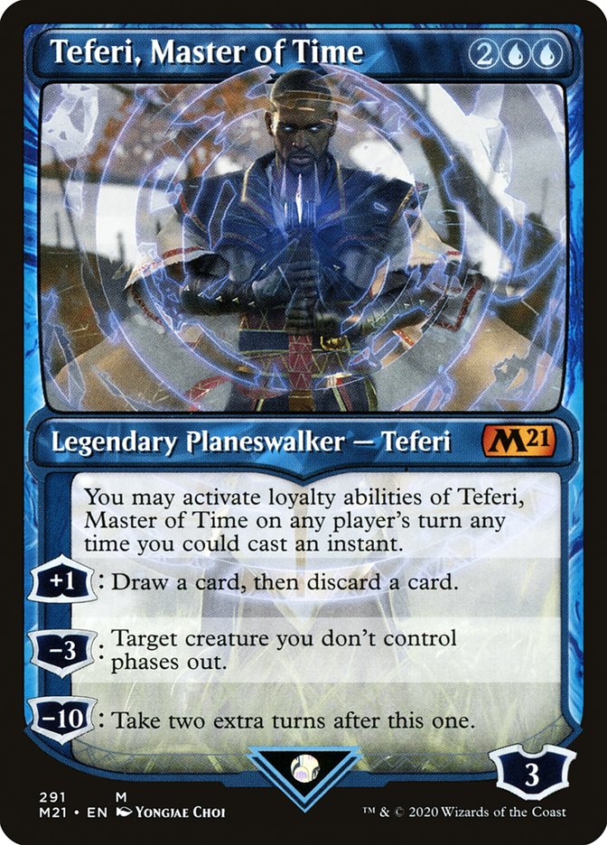 Teferi, Master of Time (Showcase) (291) [Core Set 2021] | I Want That Stuff Brandon