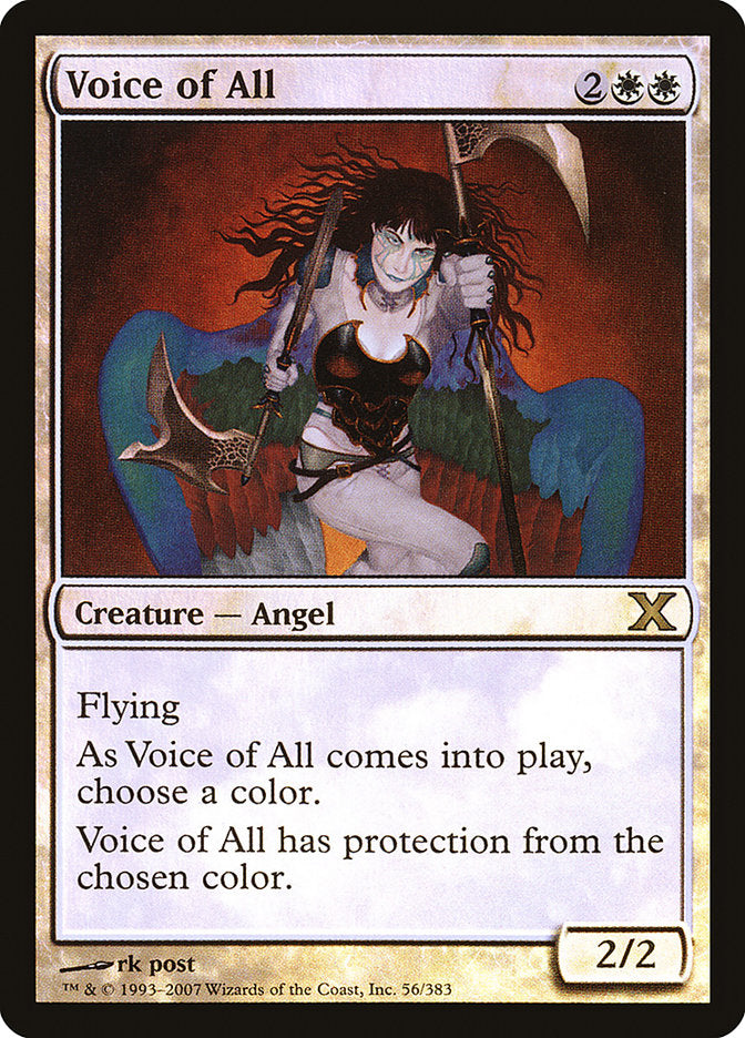 Voice of All (Premium Foil) [Tenth Edition] | I Want That Stuff Brandon