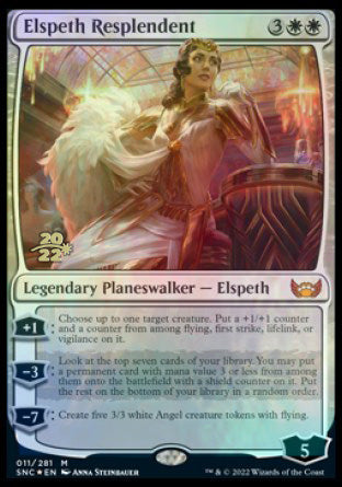 Elspeth Resplendent [Streets of New Capenna Prerelease Promos] | I Want That Stuff Brandon