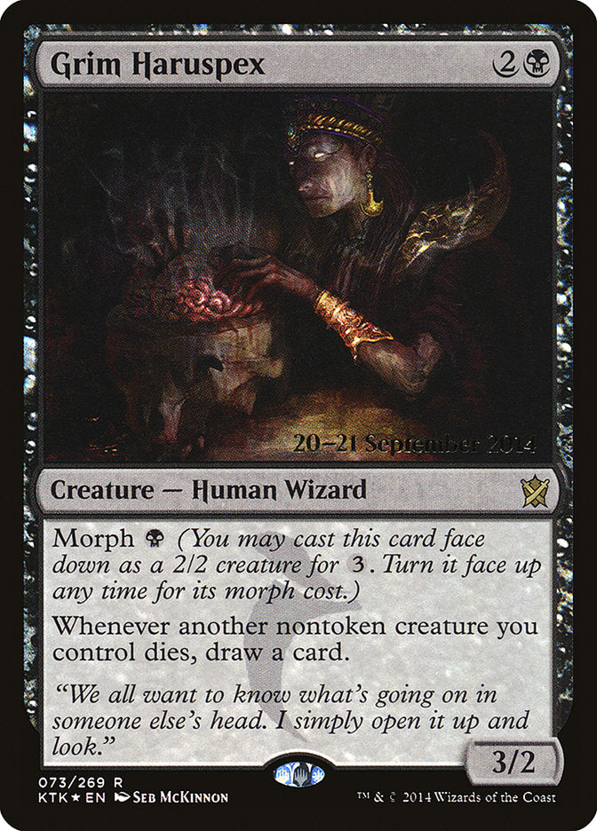 Grim Haruspex [Khans of Tarkir Prerelease Promos] | I Want That Stuff Brandon