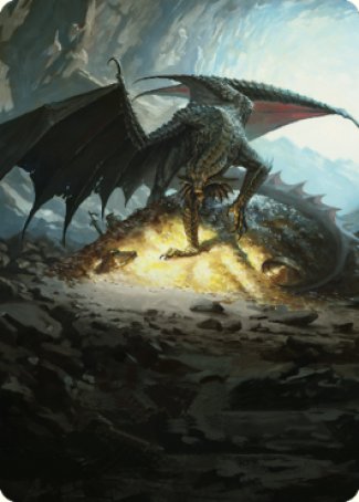 Ancient Copper Dragon Art Card (04) [Commander Legends: Battle for Baldur's Gate Art Series] | I Want That Stuff Brandon