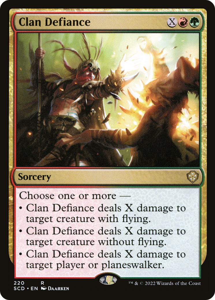 Clan Defiance [Starter Commander Decks] | I Want That Stuff Brandon