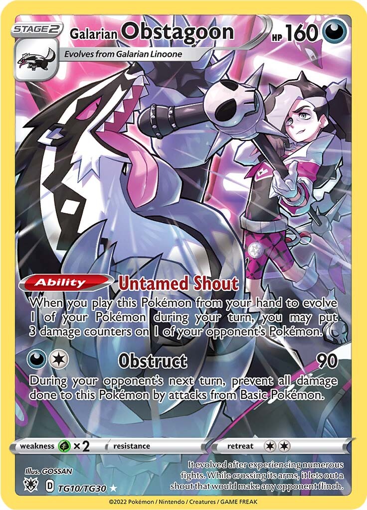 Galarian Obstagoon (TG10/TG30) [Sword & Shield: Astral Radiance] | I Want That Stuff Brandon