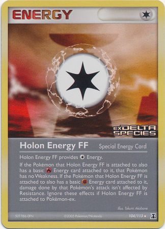 Holon Energy FF (104/113) (Stamped) [EX: Delta Species] | I Want That Stuff Brandon