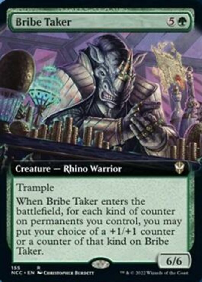 Bribe Taker (Extended Art) [Streets of New Capenna Commander] | I Want That Stuff Brandon