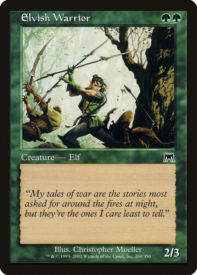 Elvish Warrior [Onslaught] | I Want That Stuff Brandon