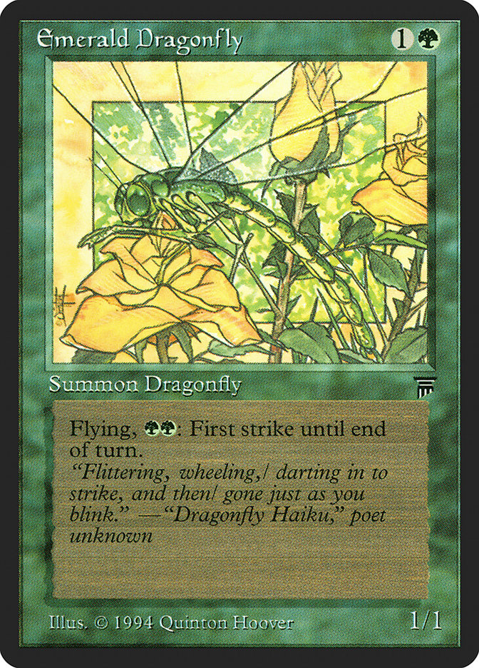 Emerald Dragonfly [Legends] | I Want That Stuff Brandon