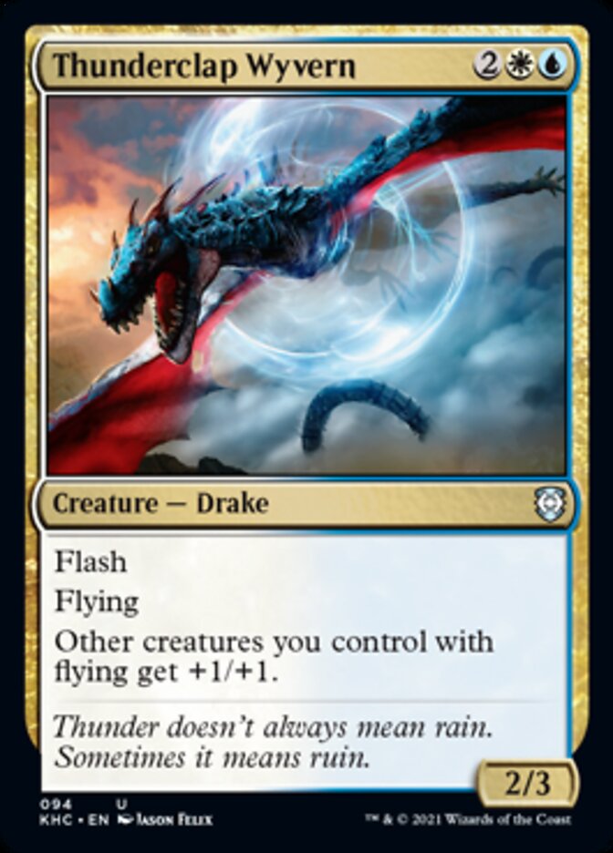 Thunderclap Wyvern [Kaldheim Commander] | I Want That Stuff Brandon