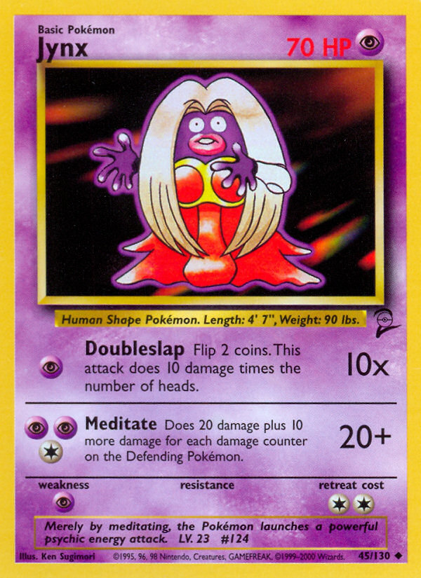 Jynx (45/130) [Base Set 2] | I Want That Stuff Brandon