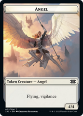 Zombie // Angel Double-Sided Token [Double Masters 2022 Tokens] | I Want That Stuff Brandon