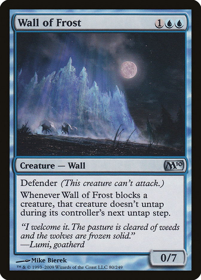 Wall of Frost [Magic 2010] | I Want That Stuff Brandon